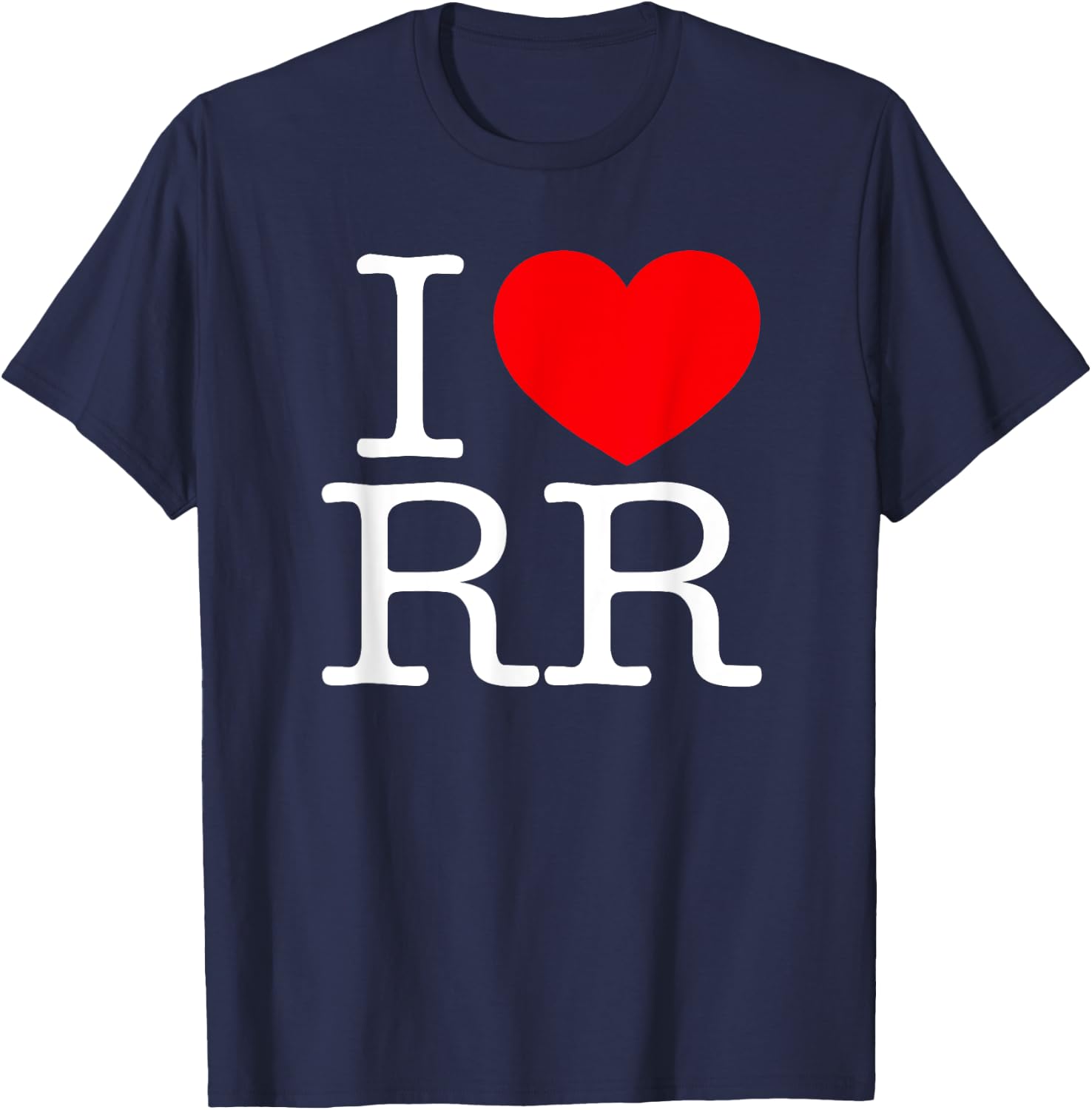 I Love (Heart) RR T-Shirt - T-Shirt | Navy