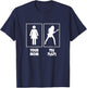 Your Mom, My Mom Guitar T Shirt Rock N Roll Band T-Shirt - T-Shirt | Navy