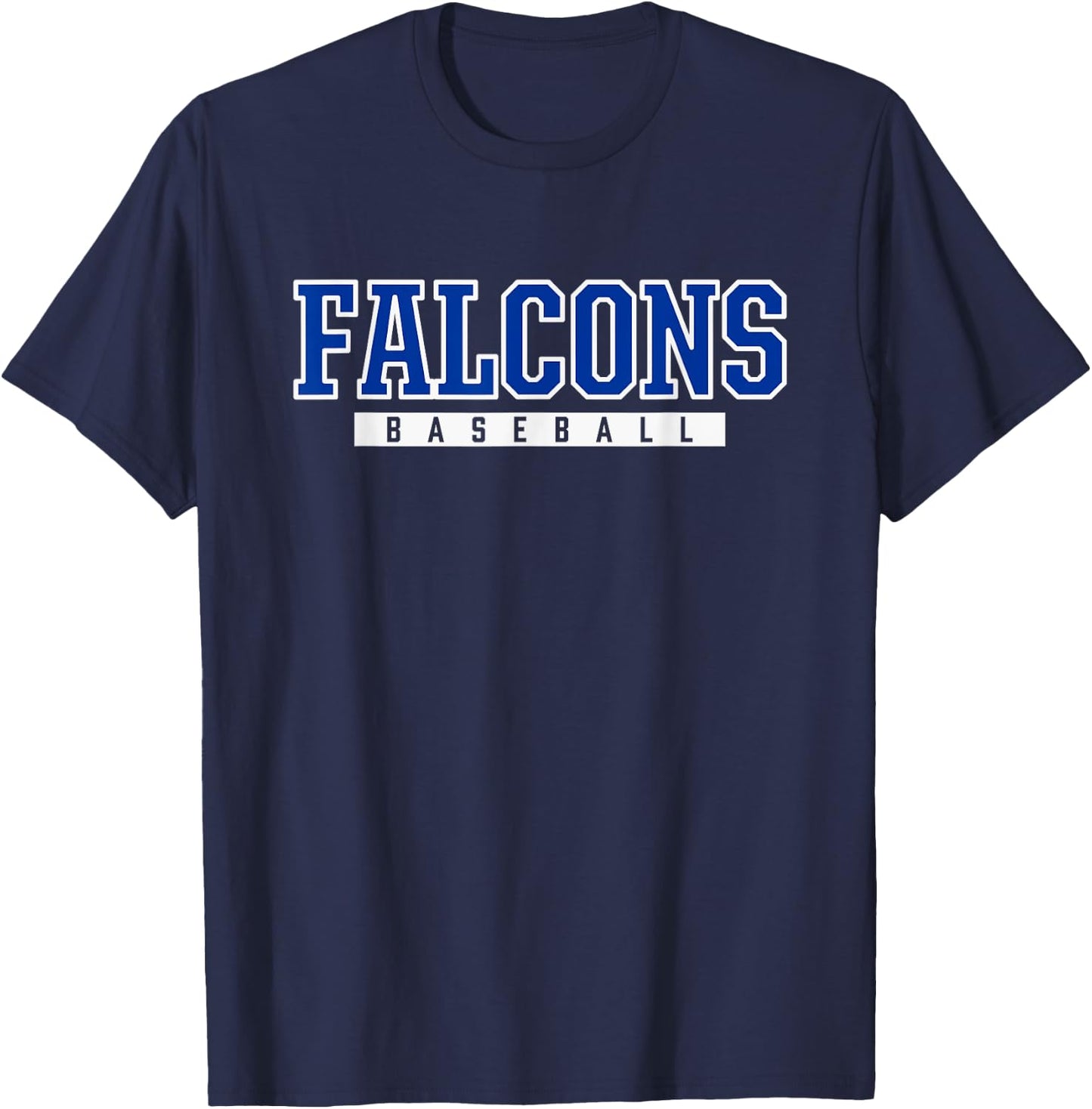 Skyview Falcons Baseball T-Shirt - T-Shirt | Navy