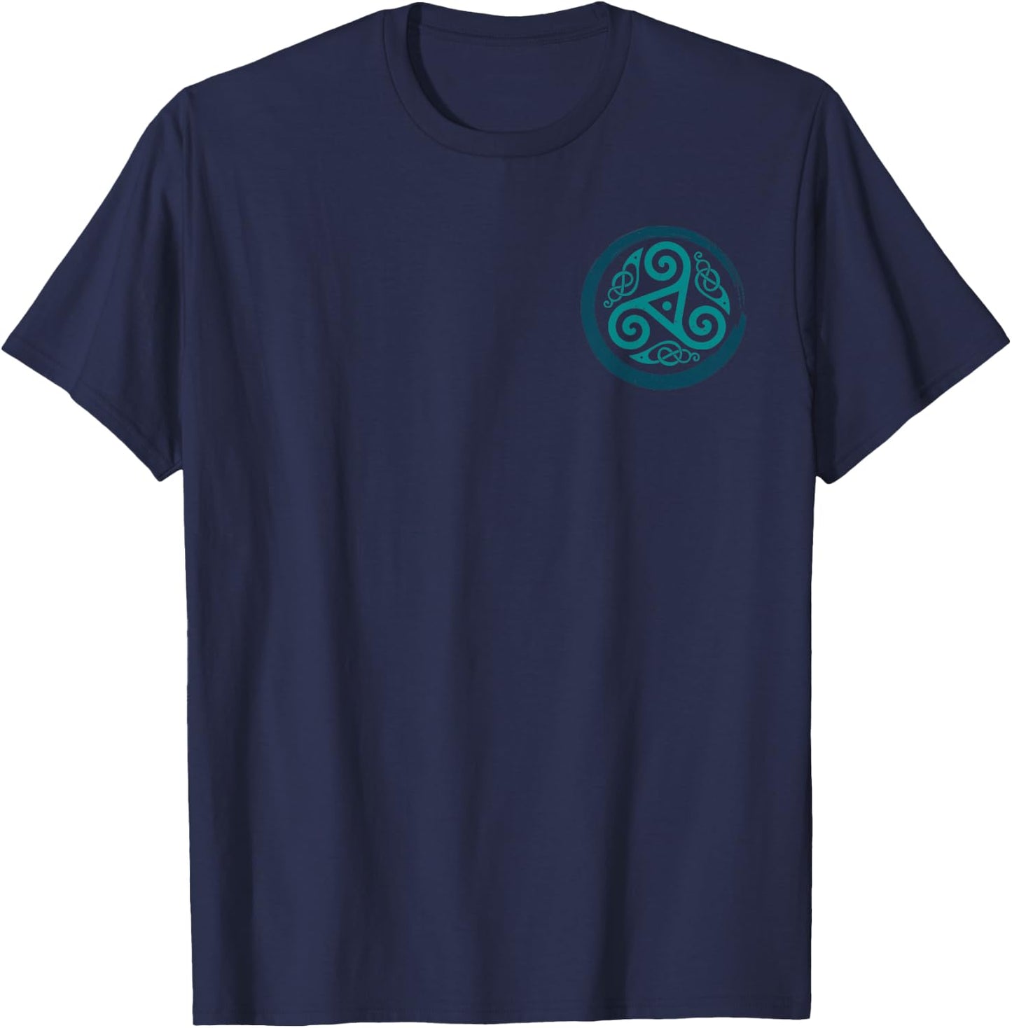Celtic Knot Triskele T-Shirt - T-Shirt | Navy