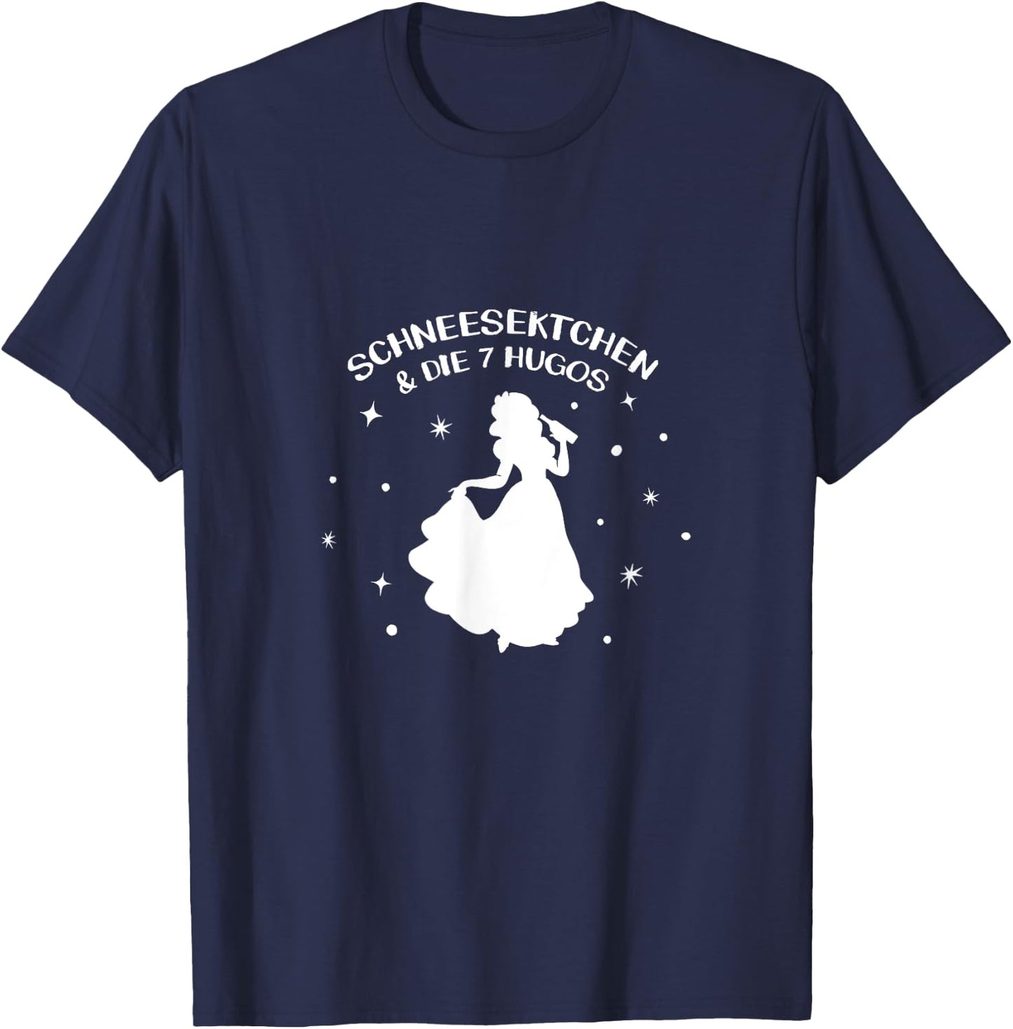 Schneesektchen JGA Alkohol Junggesellinnenabschied Damen T-Shirt - T-Shirt | Navy