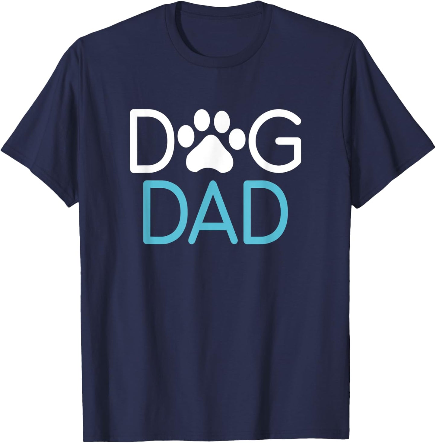 Dog Dad Puppy Dog Lover T-Shirt - T-Shirt | Navy