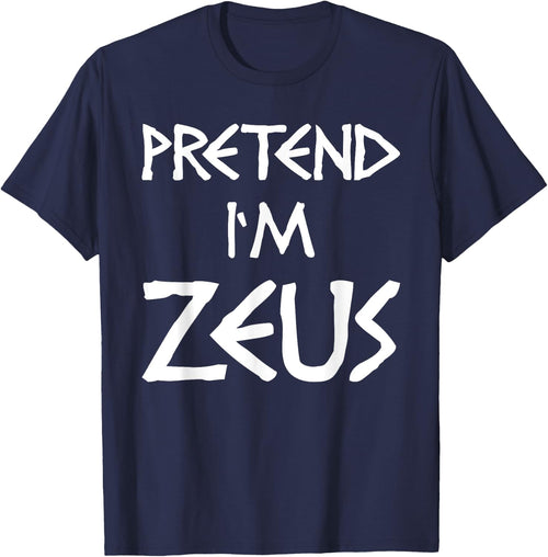 Pretend I'm Zeus Costume Women Men Kids