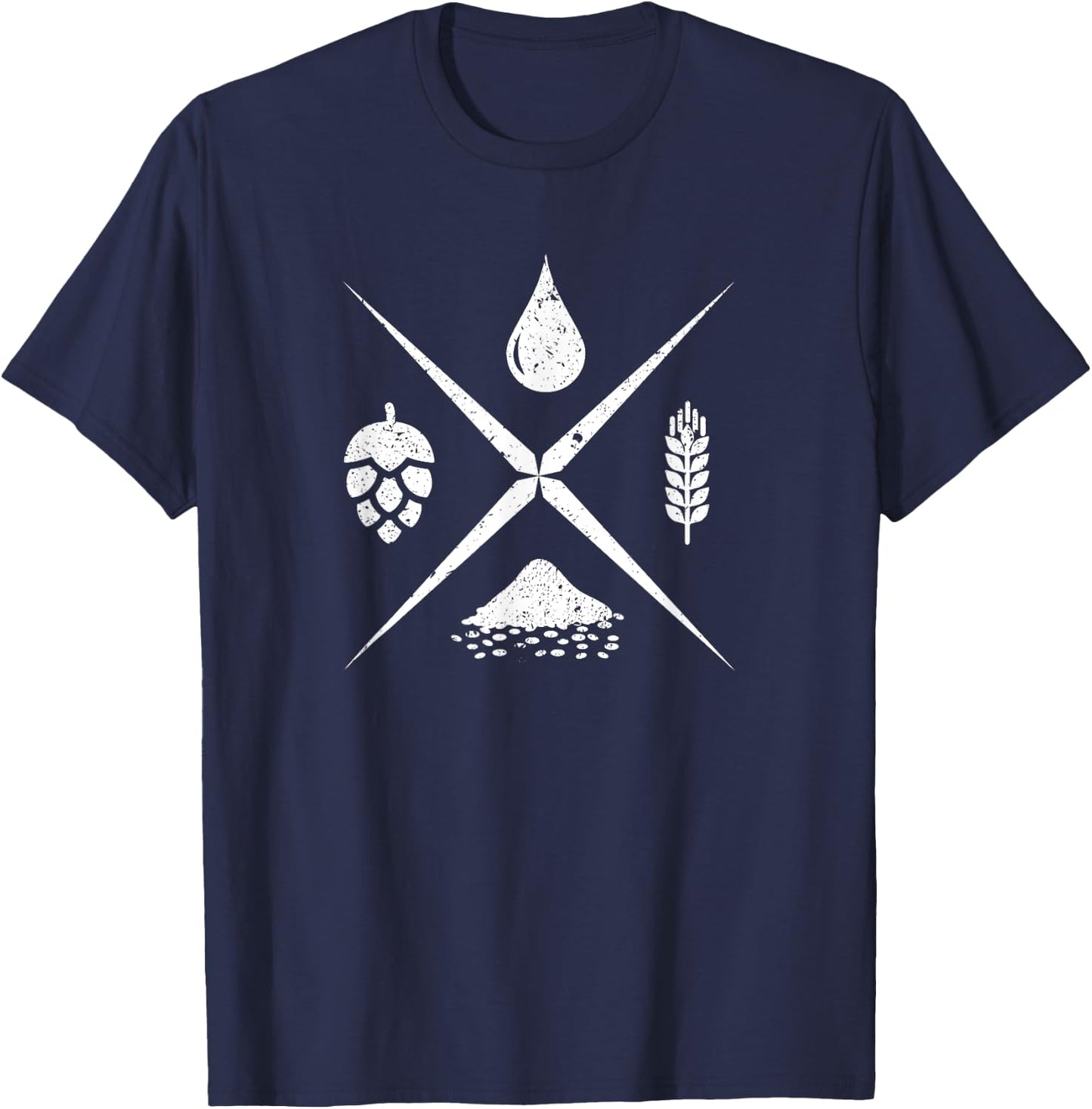 Beer Brewer Craft Beer Homebrew IPA Shirt Gift T-Shirt - T-Shirt | Navy
