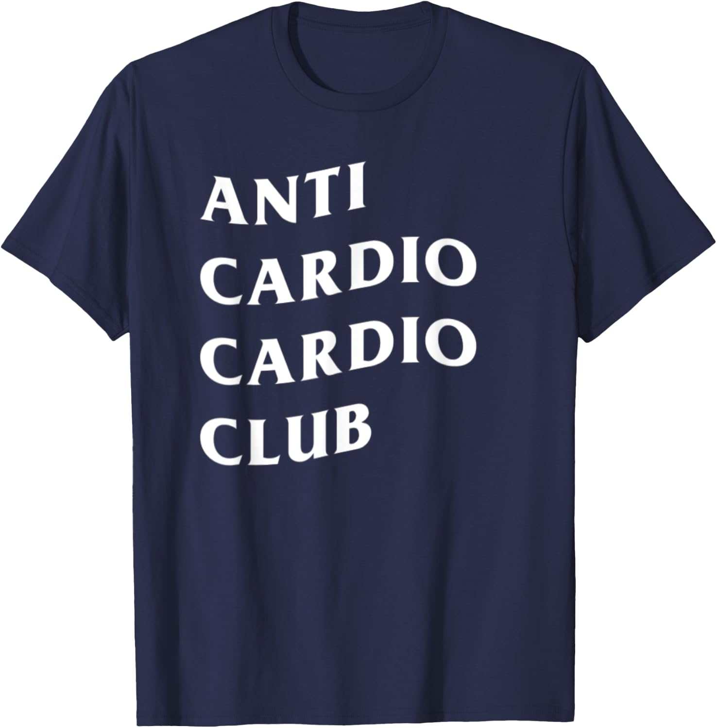 Anti Cardio Club T-Shirt - T-Shirt | Navy