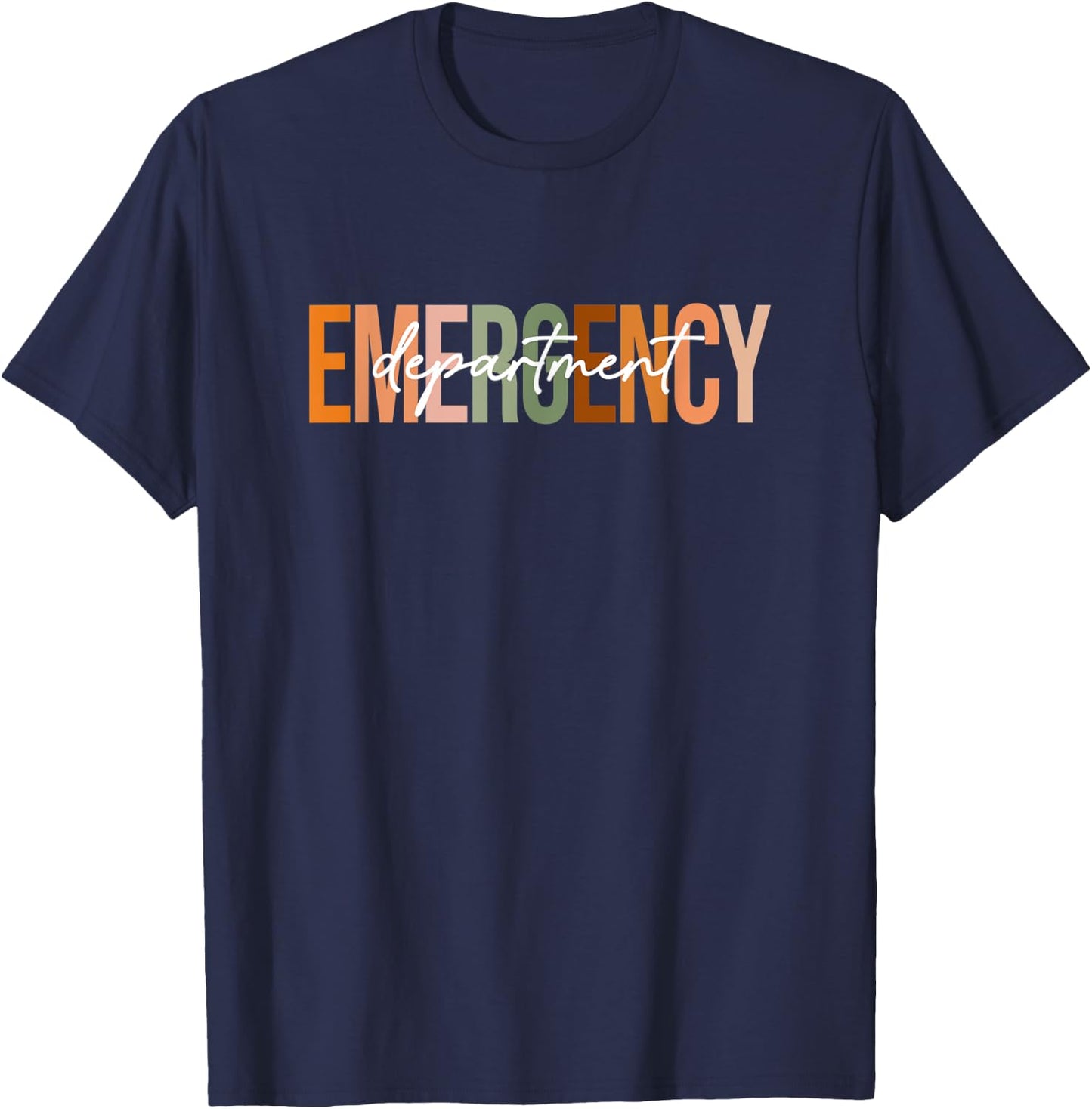 Emergency Department ER Nurse Squad Nursing Nurse Graduation T-Shirt - T-Shirt | Navy