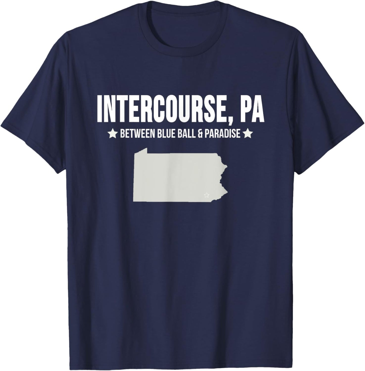 Intercourse, PA Funny Shirt T-Shirt - T-Shirt | Navy