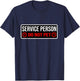Service Person Do Not Pet T-Shirt - T-Shirt | Navy