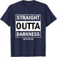 Straight Outta Darkness Biblical Verse T-Shirt - T-Shirt | Navy