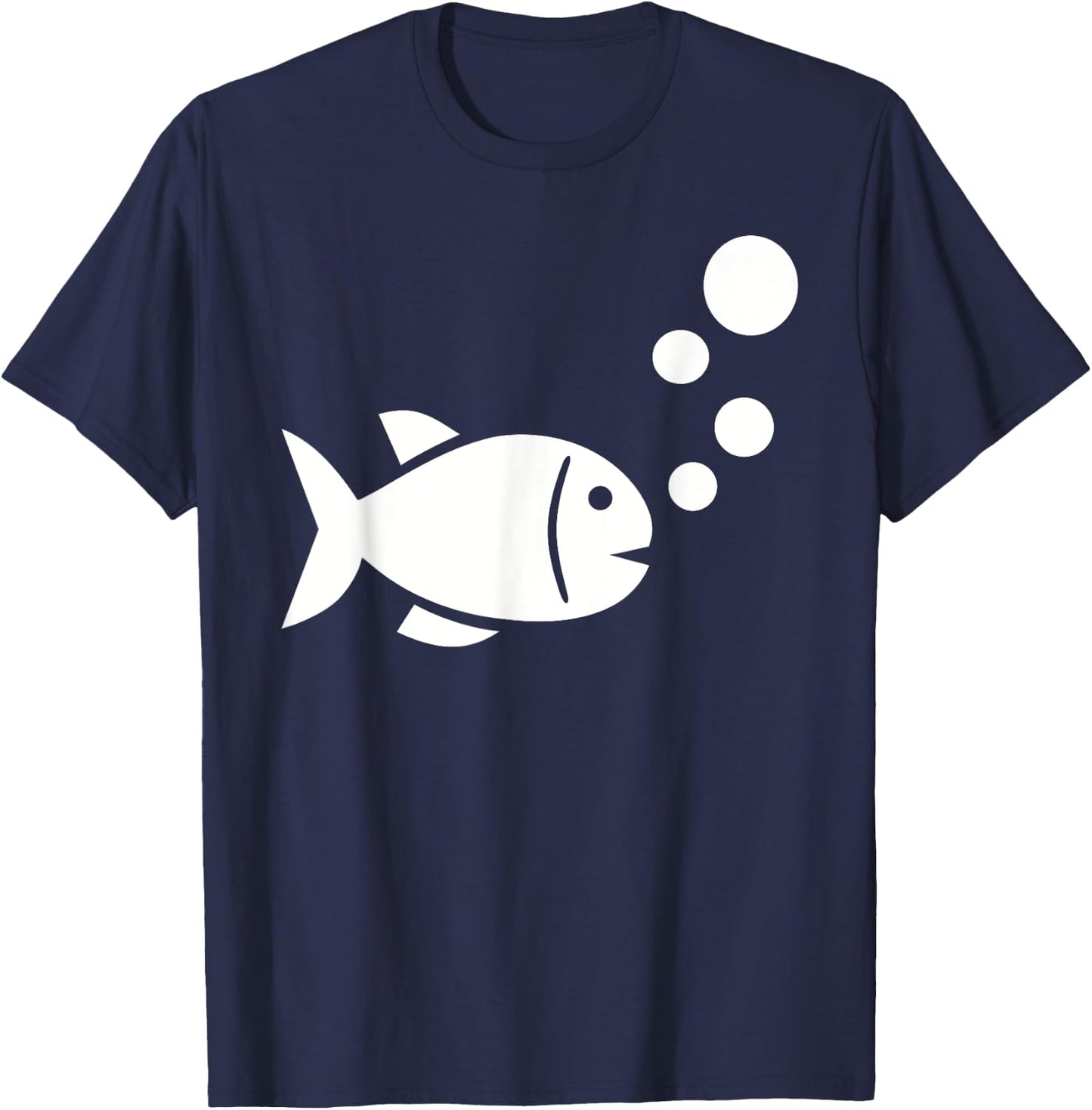 Fish bubbles T-Shirt - T-Shirt | Navy