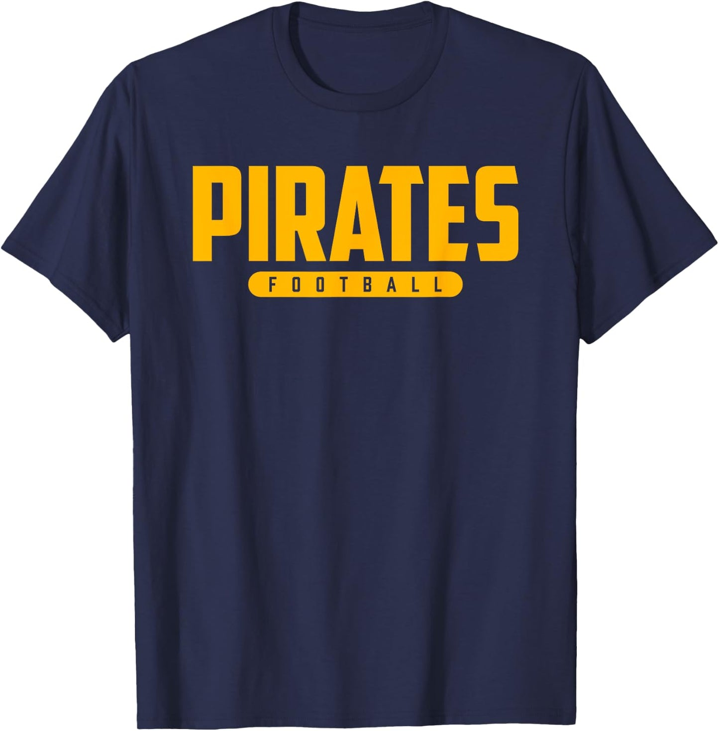 Poth Pirates Football T-Shirt - T-Shirt | Navy