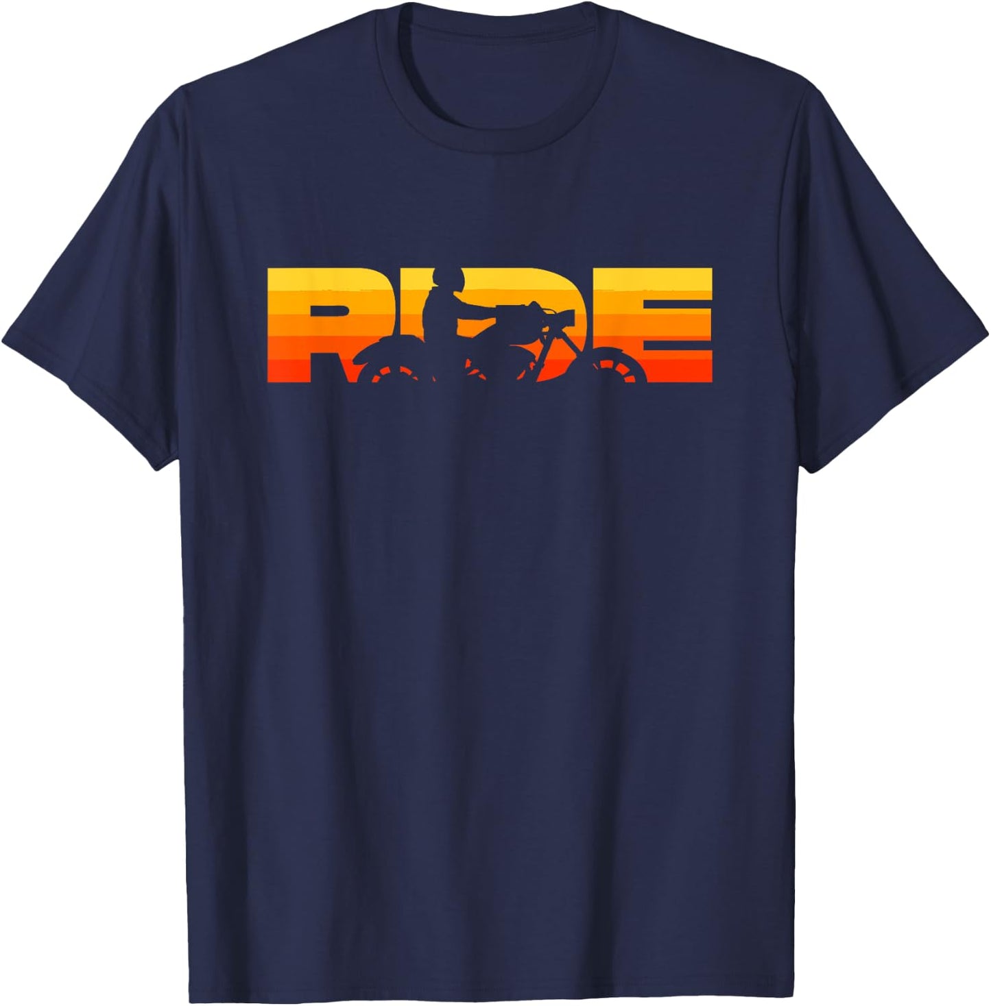 Motorcycle Apparel - Motorcycle T-Shirt - T-Shirt | Navy