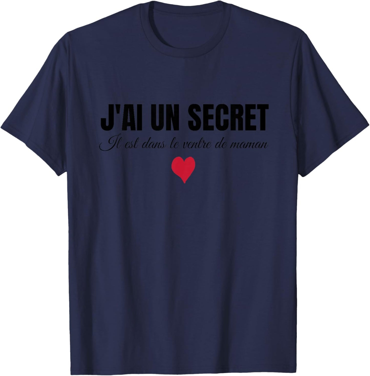 Enfant J'Ai Un Secret, Future Big Brother, Future Big Sister T-Shirt - T-Shirt | Navy