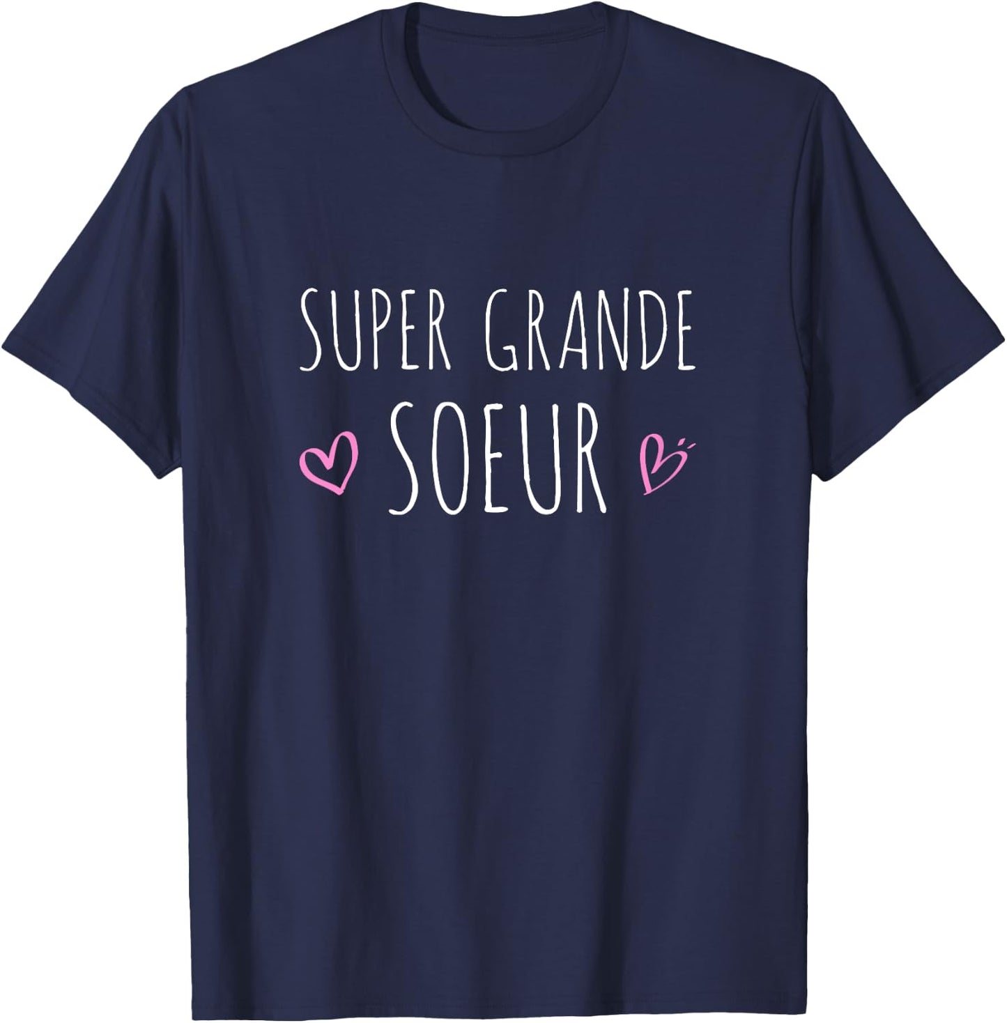 Big Sister Future Announcement Baby Birth Pregnancy 2021 T-Shirt - T-Shirt | Navy