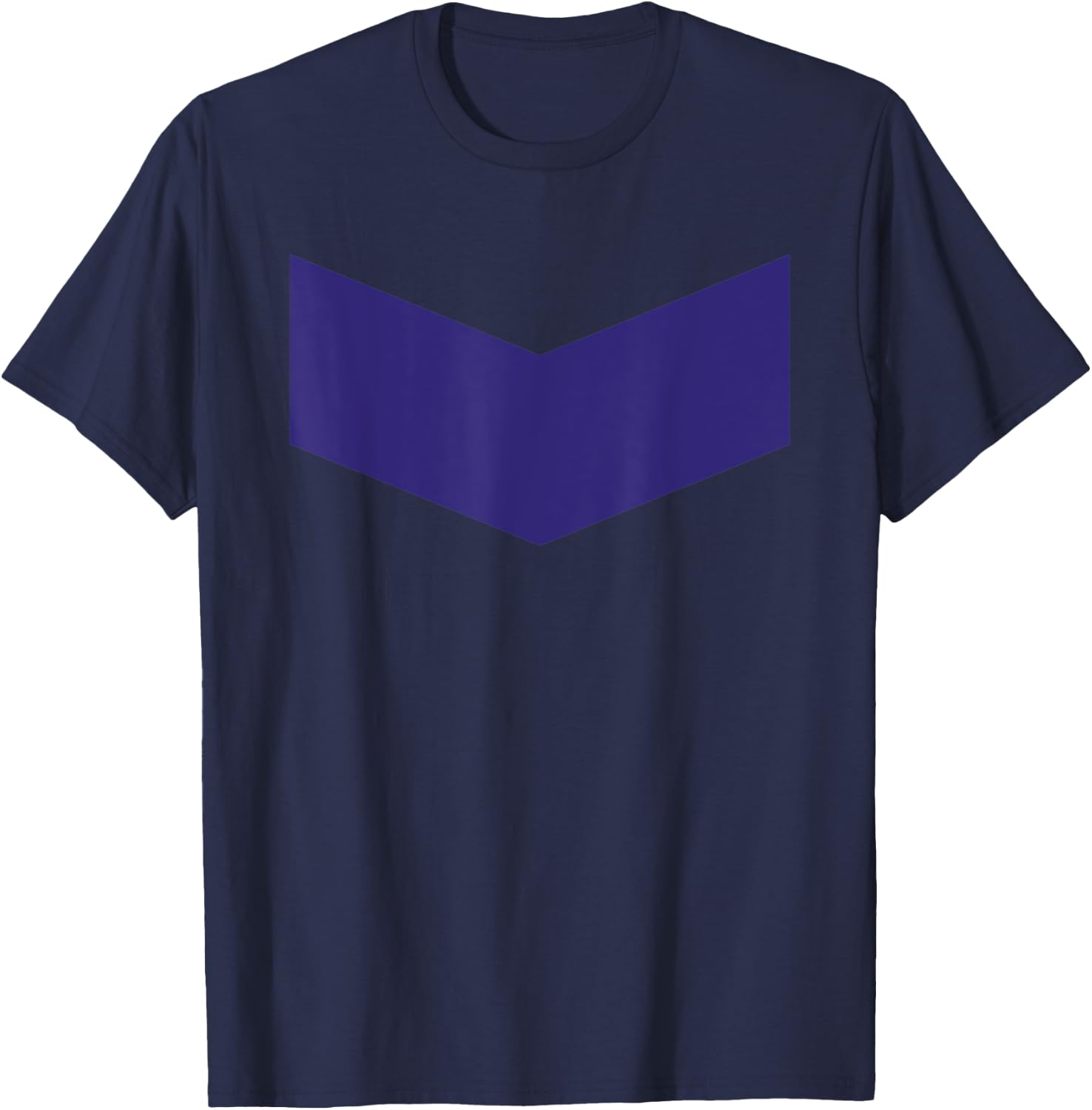 Purple Chevron Iconic T-Shirt - T-Shirt | Navy