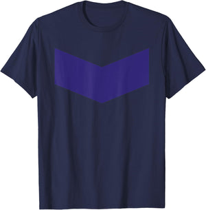 Purple Chevron Iconic T-Shirt - T-Shirt | Navy