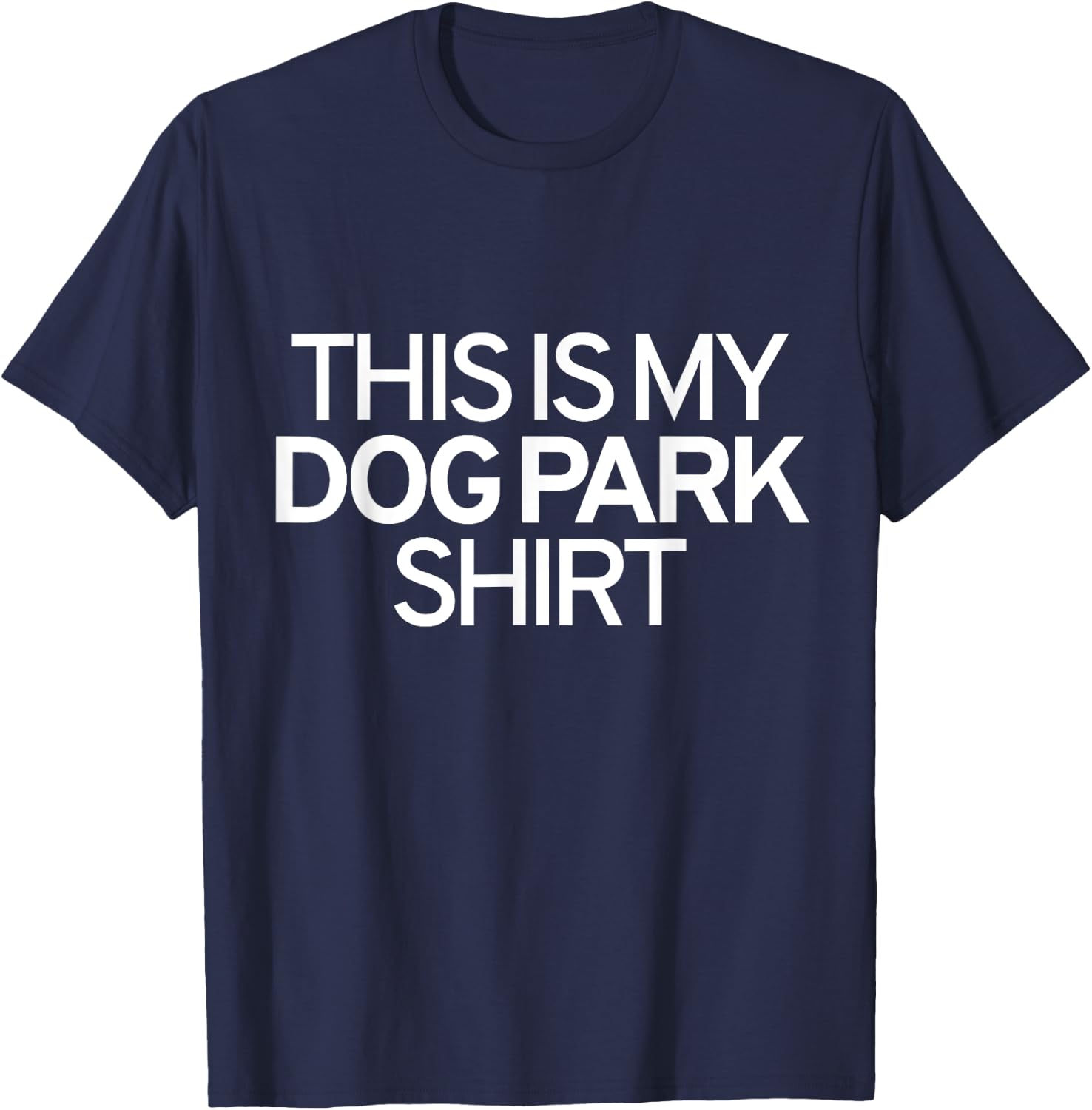 This Is My Dog Park Shirt Women Girls Kids T-Shirt - T-Shirt | Navy
