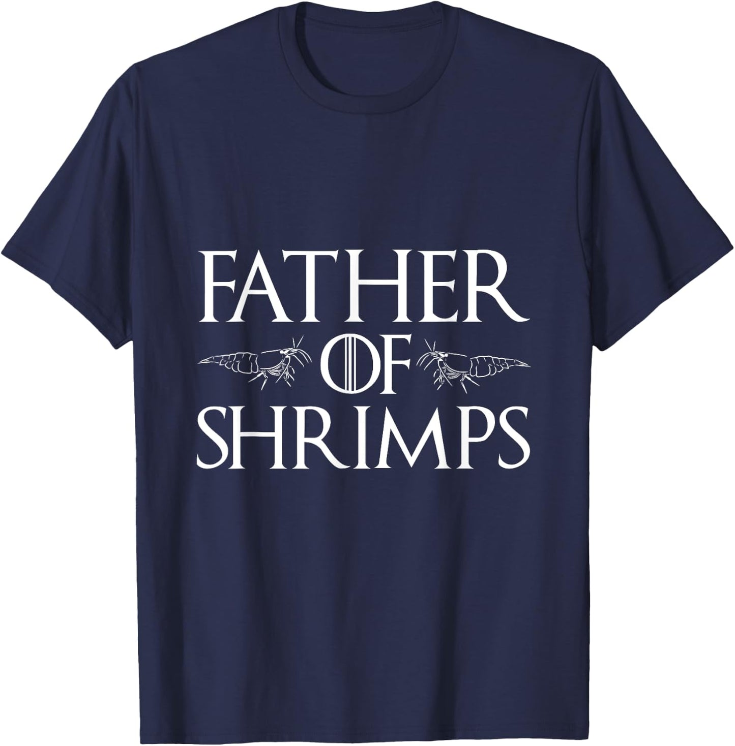Aquarium Shrimp Dad - Neocaridina Red Cherry Shrimp Daddy T-Shirt - T-Shirt | Navy