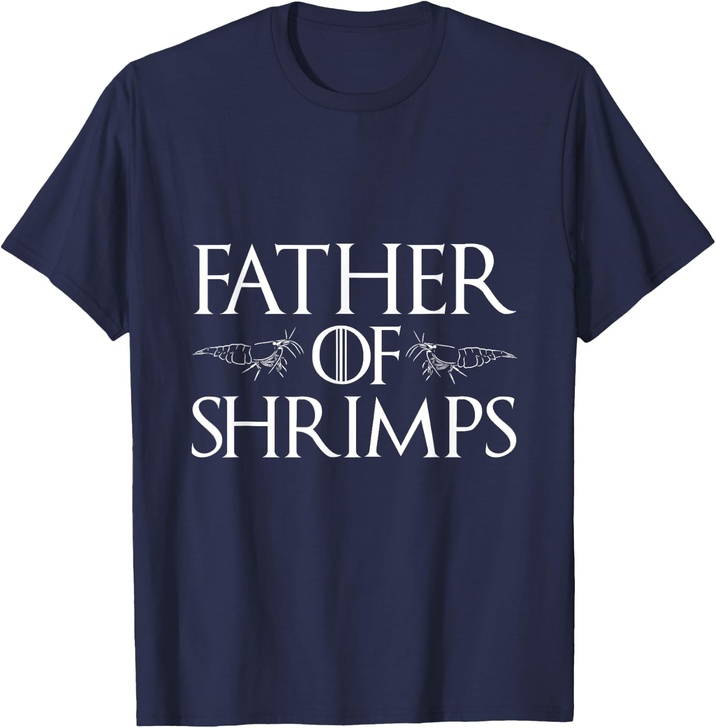 Aquarium Shrimp Dad - Neocaridina Red Cherry Shrimp Daddy T-Shirt - T-Shirt | Navy