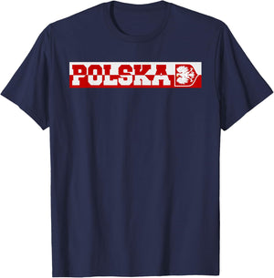 Poland For Gift Poland Poland Warsaw Flag , Black, S T-Shirt - T-Shirt | Navy