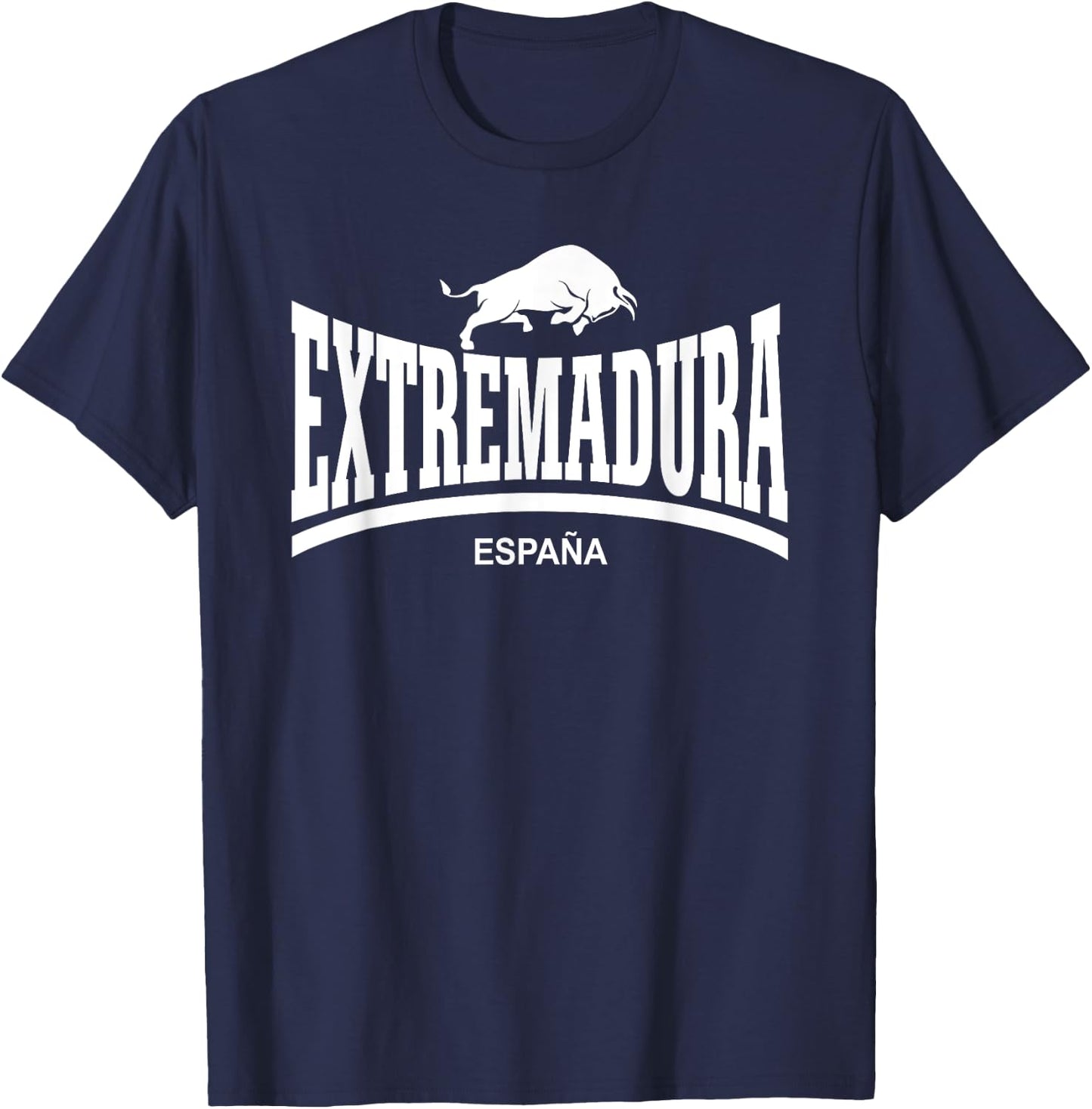 Extremadura - España + Stier T-Shirt - T-Shirt | Navy