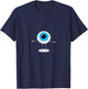 Eyeball Character Eye Ball Monster Cyclops Funny T-Shirt - T-Shirt | Navy