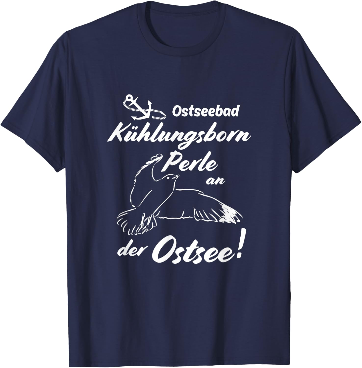 Kühlungsborn Ostseebad und Perle an der Ostsee T-Shirt - T-Shirt | Navy
