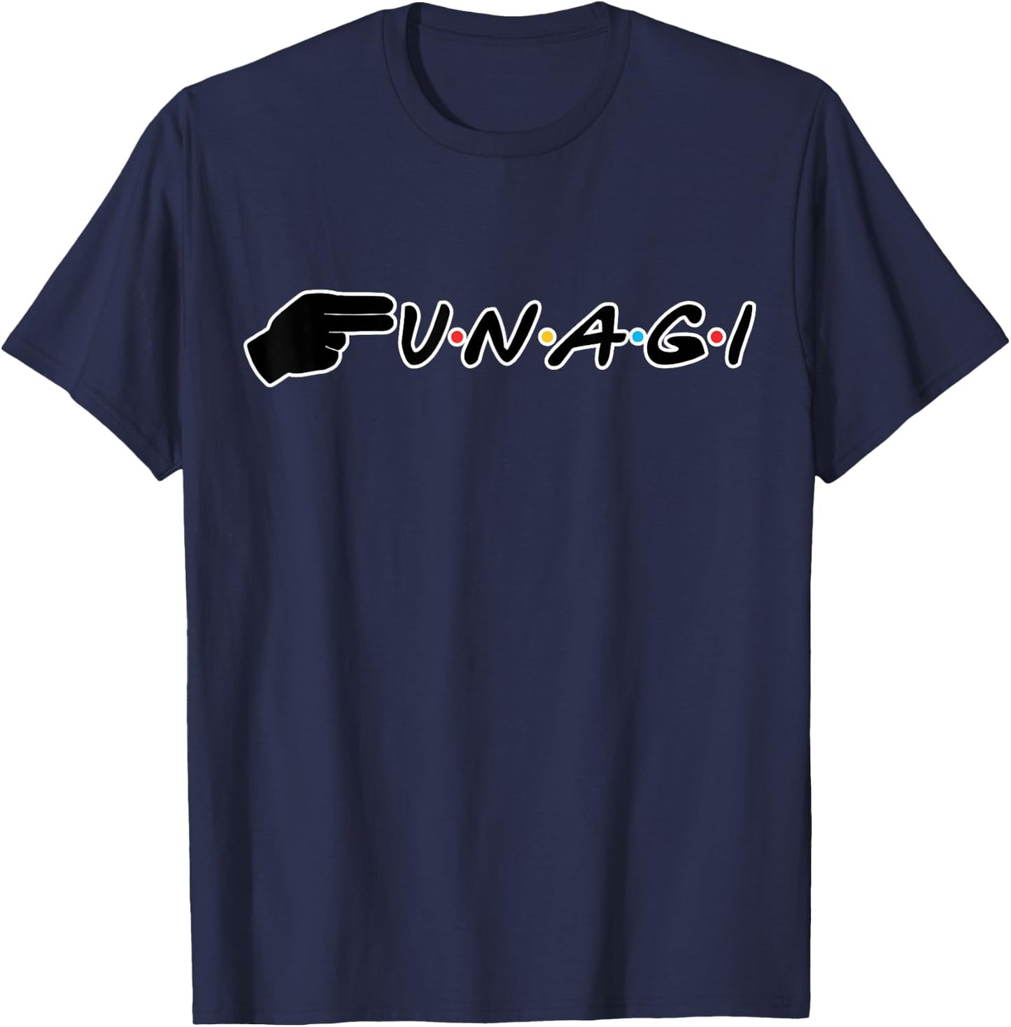 Unagi Mindfulness Total Awareness Funny Salmon Skin Roll T-Shirt - T-Shirt | Navy