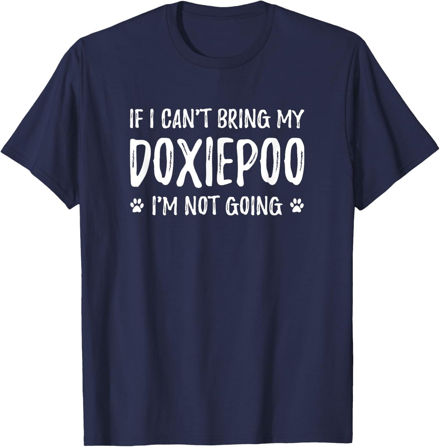 Doxiepoo Dog Lovers Funny Dog Lover Gift Men Women Kids T-Shirt - T-Shirt | Navy