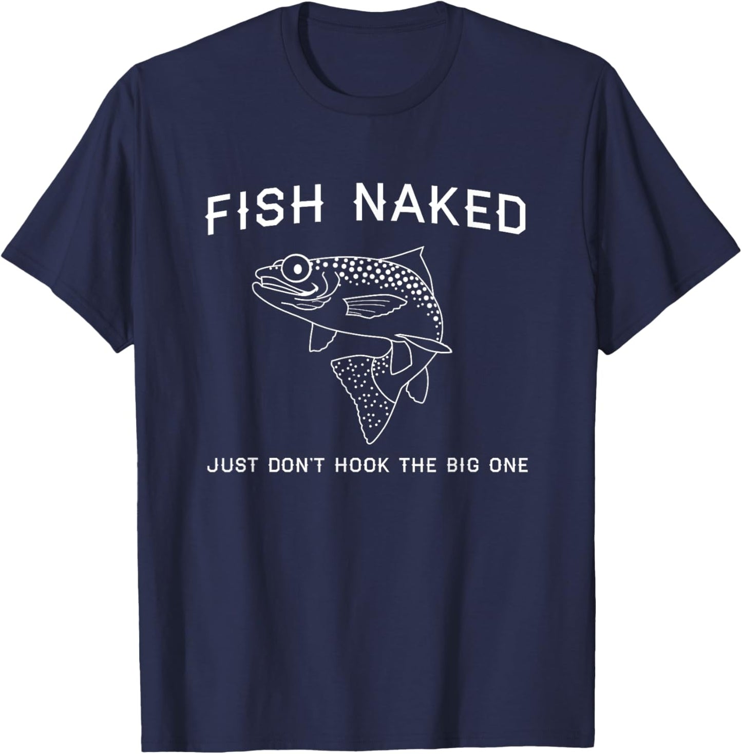 Fish naked T-Shirt - T-Shirt | Navy
