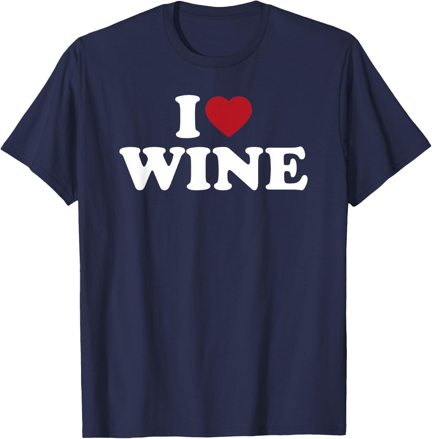 J'aime le vin, j'aime le vin T-Shirt - T-Shirt | Navy