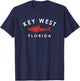 Key West Florida Shark Vacation Souvenir Vintage T-Shirt - T-Shirt | Navy