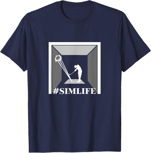 Golf Simulator T-Shirt - T-Shirt | Navy