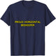 Proud Horizontal Beekeeper for Layens and Long Lang Beehives T-Shirt - T-Shirt | Navy