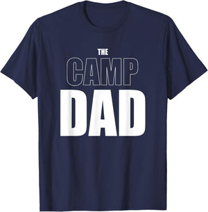 The Camp Dad Funny Camping T-Shirt - T-Shirt | Navy