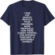 Poor People's Grammer for Intensive Purposes Funny T-Shirt - T-Shirt | Navy