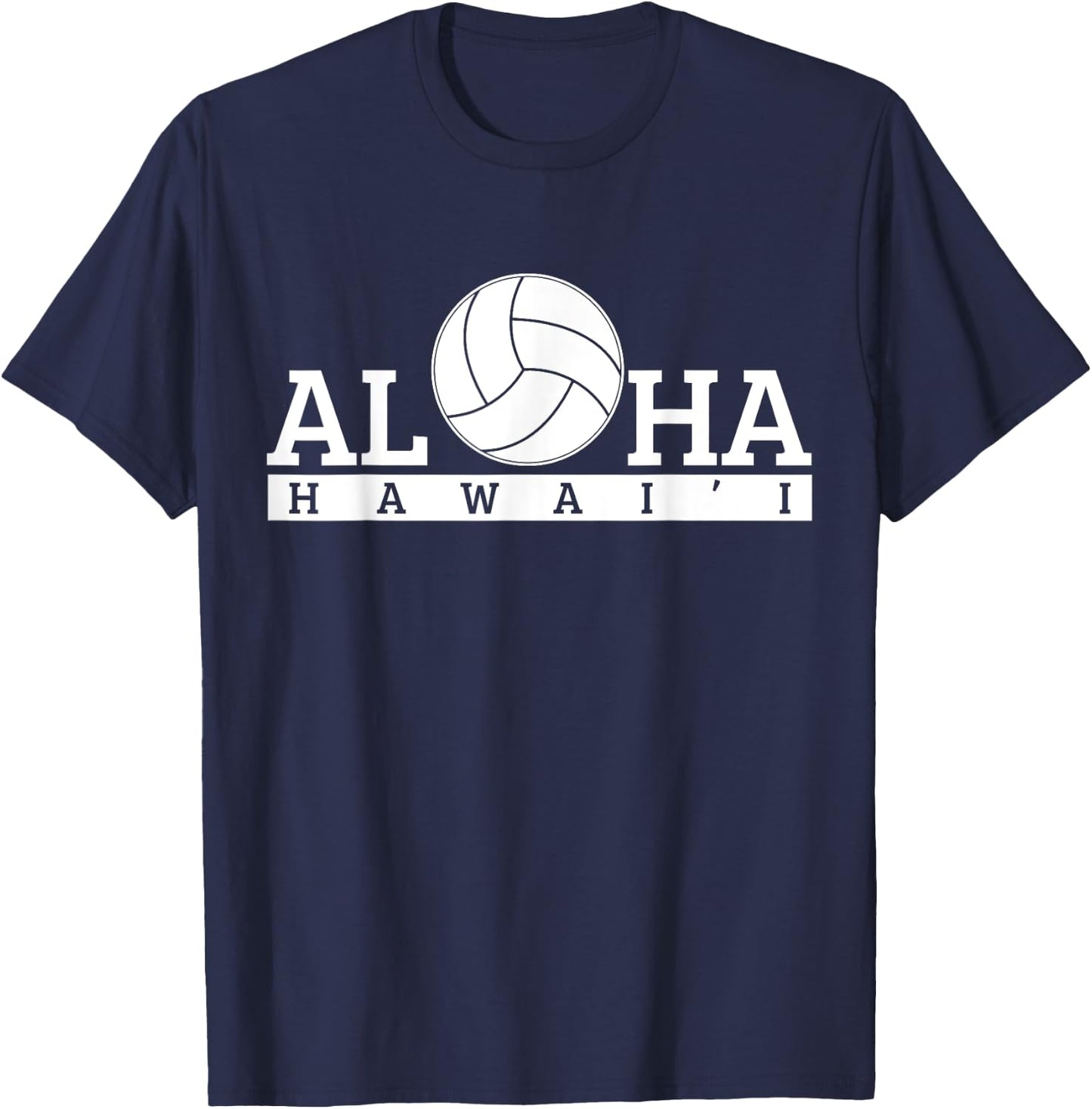 Volleyball Hawaii Hawaii Beach Aloha Gift T-Shirt - T-Shirt | Navy