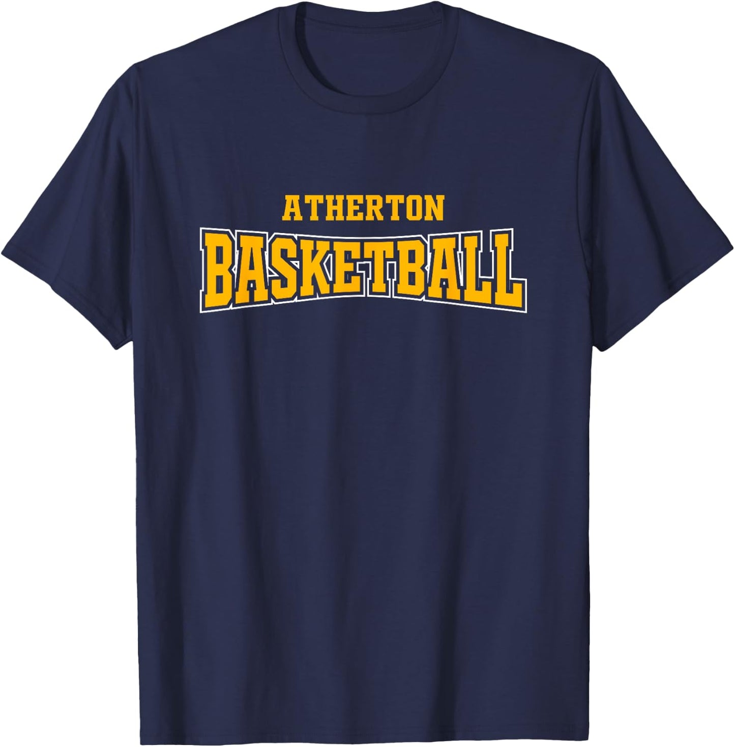 Atherton High School Basketball Warp HS T-Shirt - T-Shirt | Navy