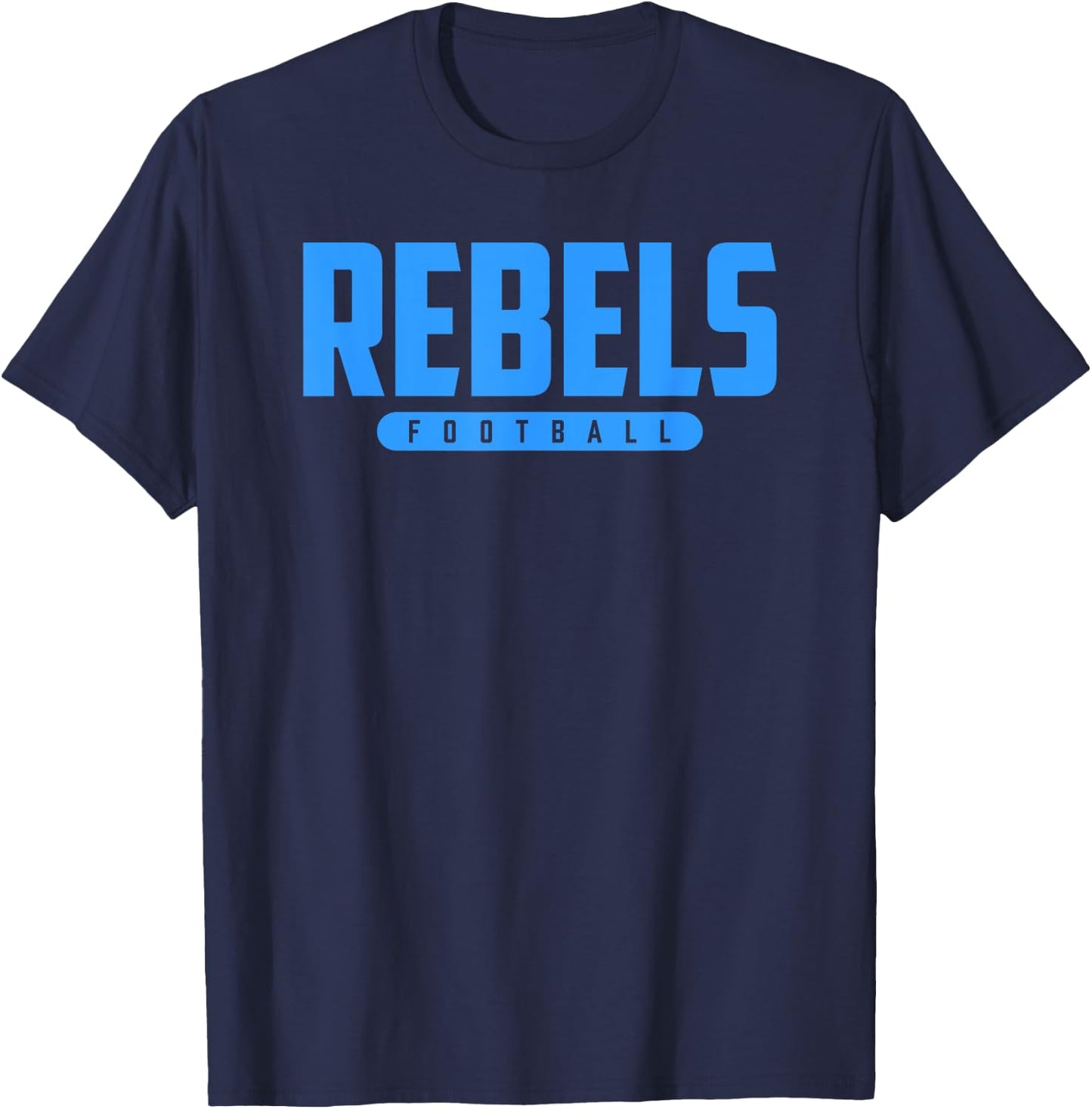 Boone County Rebels Football T-Shirt - T-Shirt | Navy