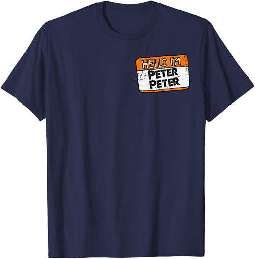 Hello, I'm Peter Peter, Pumpkin Eater! Halloween Name Tag