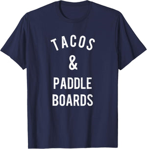 Funny Paddle Board T- Shirt Vintage SUP T-Shirt - T-Shirt | Navy