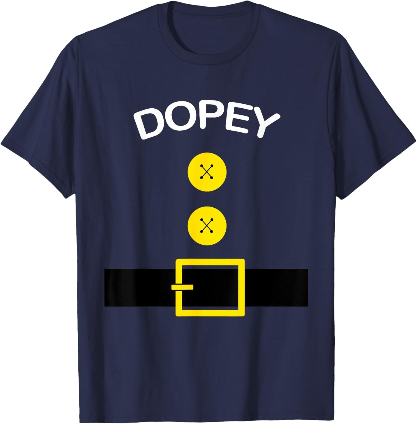 Funny Dopey Group Costume T Shirt Gift Novelty T-Shirt - T-Shirt | Navy