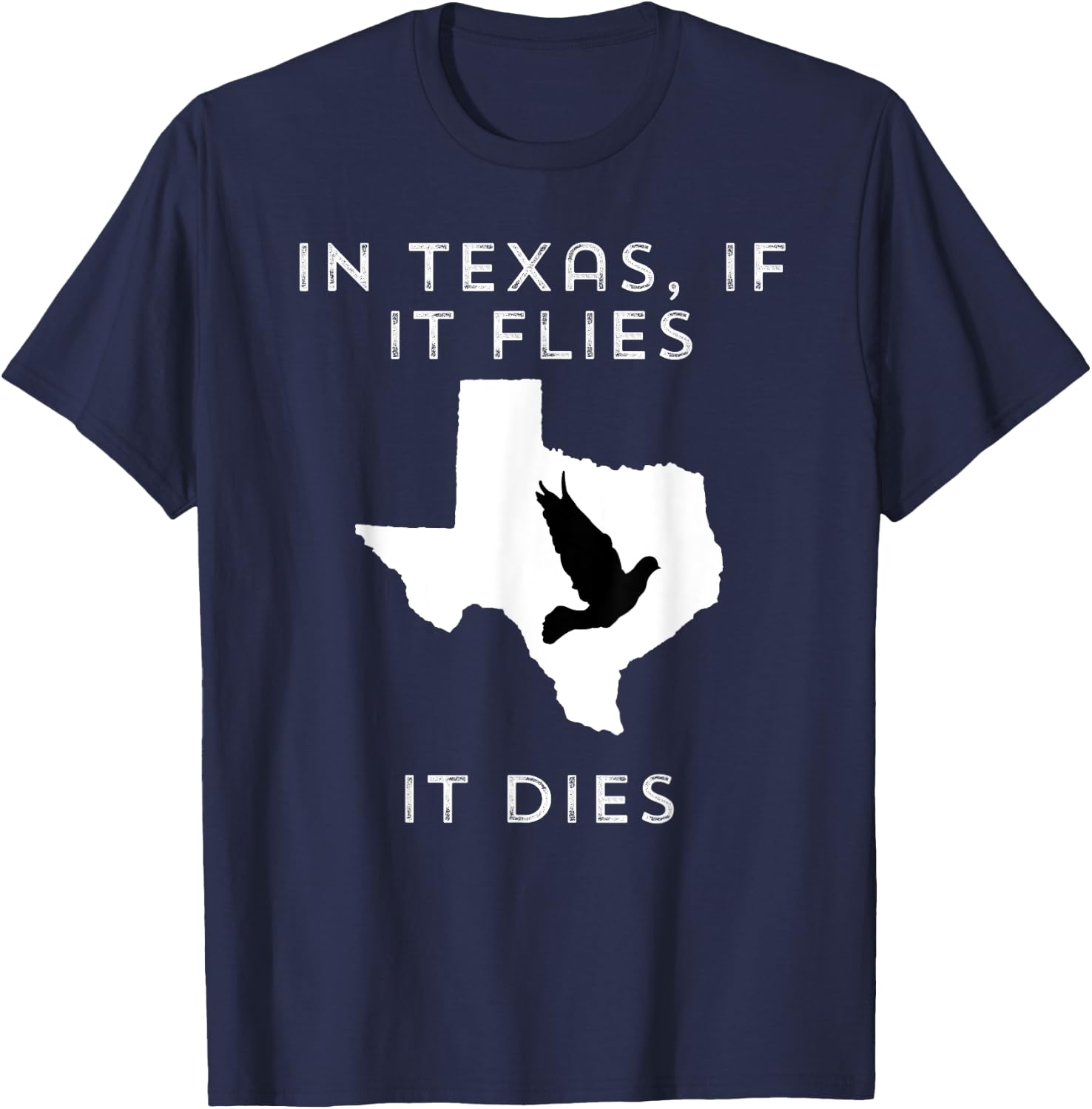 Dove hunting shirts Texas T-Shirt - T-Shirt | Navy