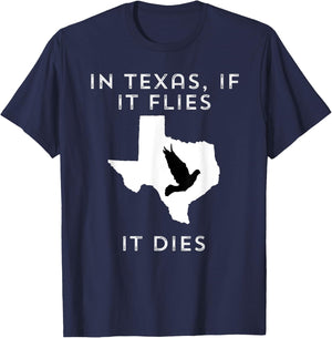 Dove hunting shirts Texas T-Shirt - T-Shirt | Navy