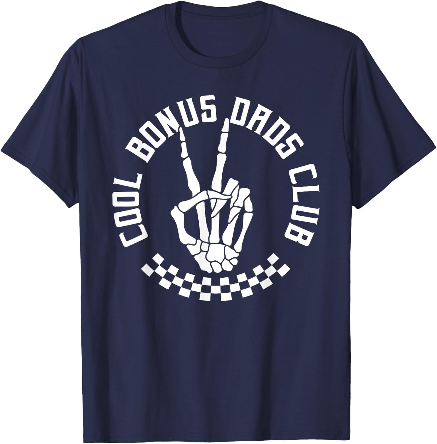 Stepdad Cool Bonus Dad Club Step Dad Emo Stepfather T-Shirt - T-Shirt | Navy