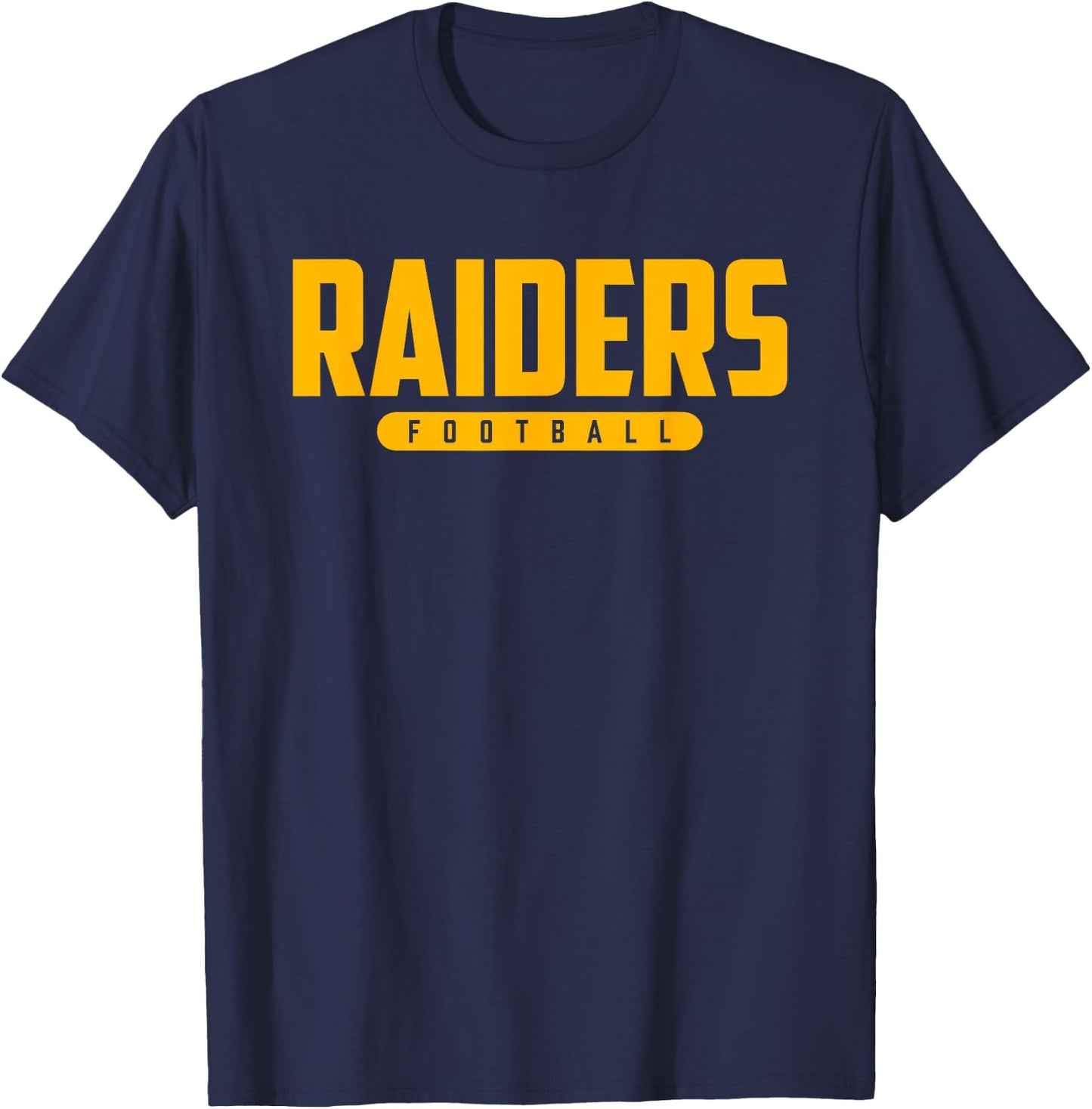 Benjamin Logan Raiders Football T-Shirt - T-Shirt | Navy