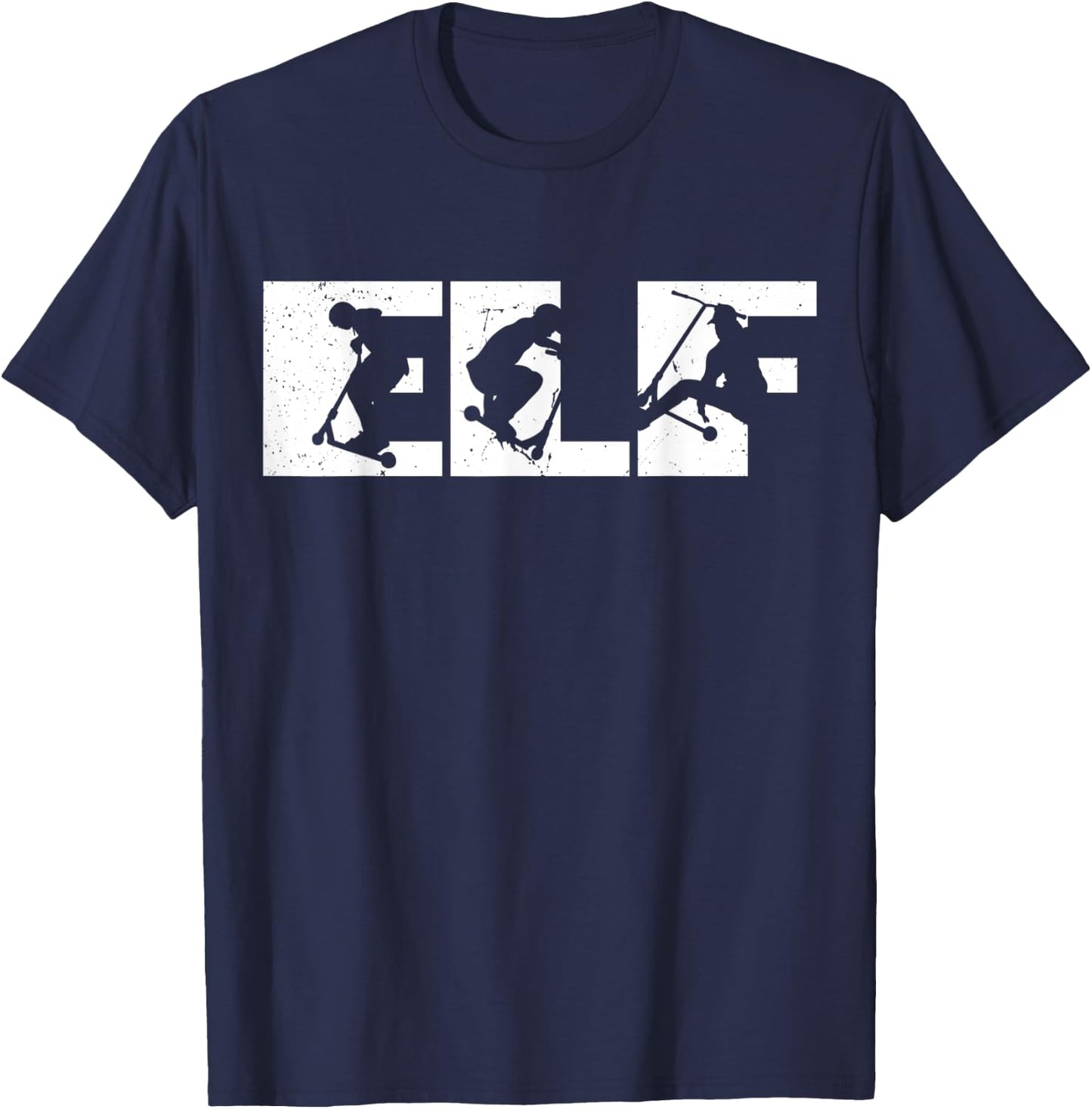 11. Geburtstag Retro Roller Fahrer Scooter Jungs Kinder T-Shirt - T-Shirt | Navy
