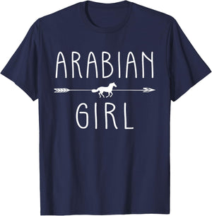 Arabian Horse Girl Shirt Gifts Horses Talk Derby To Me T-Shirt - T-Shirt | Navy