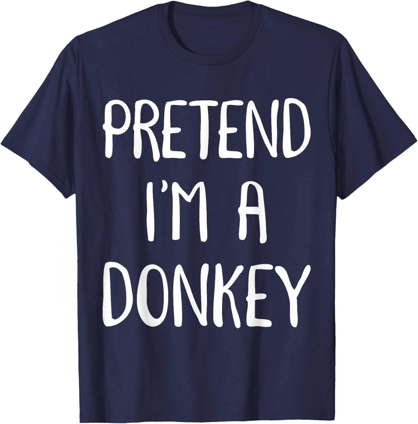 Donkey Halloween Costume for Kids Pretend I'm a Donkey T-Shirt - T-Shirt | Navy