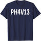 Philippians 4:13 Christian Catholic Bible Verse Distressed T-Shirt - T-Shirt | Navy